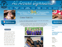 Tablet Screenshot of allaroundgym.com